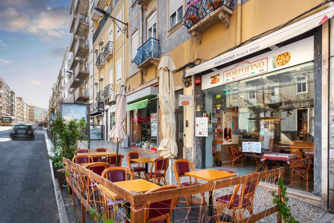 Stupendo- Two Rooms, Patio With Refreshing Pond-Center-Air Conditioning-Free Park Lisboa Exterior foto